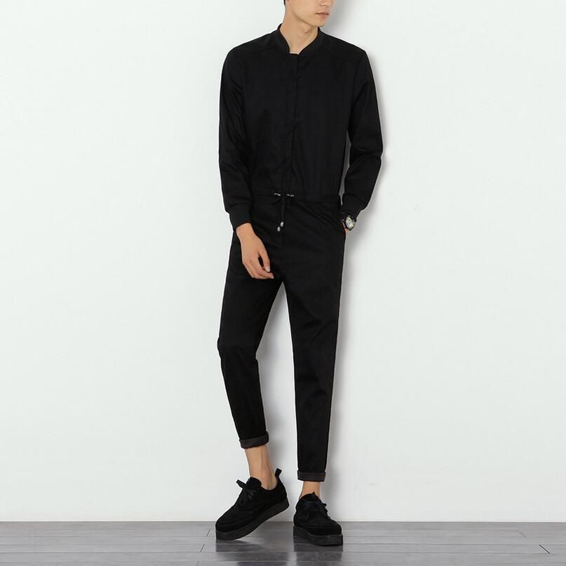 Acquistare Tuta Da Uomo A Maniche Lunghe Nera Con Maniche Lunghe Da Uomo  Eleganti Pantaloni Sportivi Economico | Consegna Veloce E Qualità |  It.Dhgate