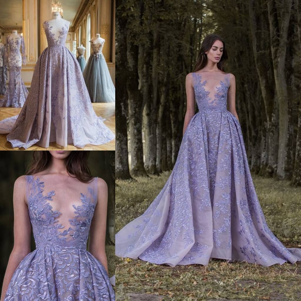 lavender lace homecoming dress