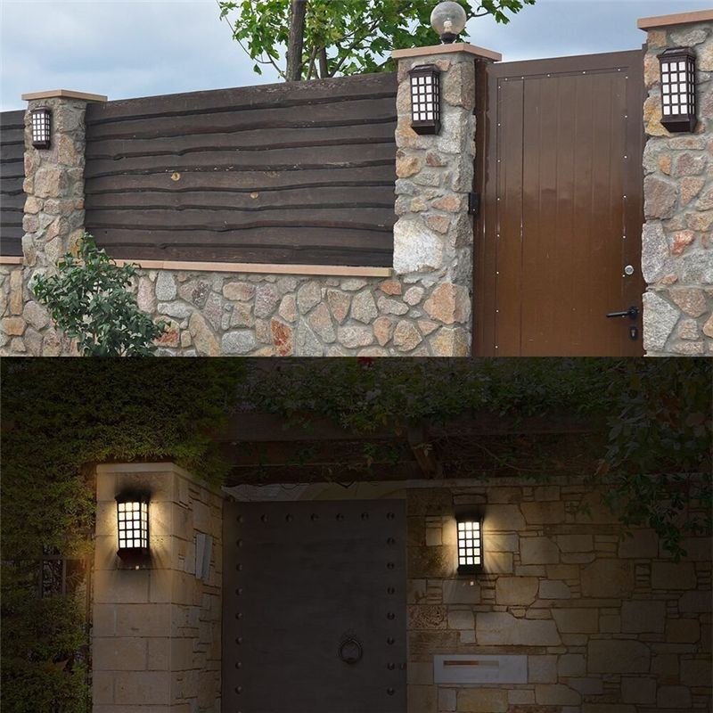 2020 Solar Lights Outdoor Fence Wireless Waterproof