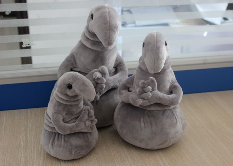 grey blob plush