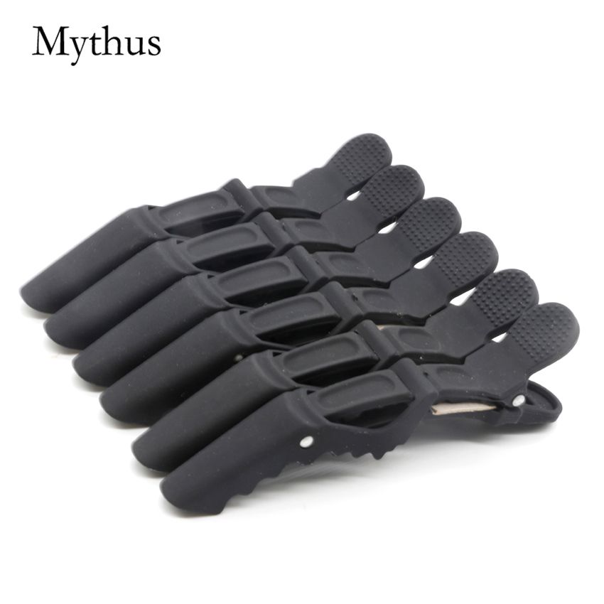 Frosted Black Carbon Hair Clip Salon Cutting Hairdressing