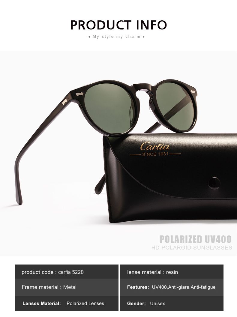 Occhiali Da Sole Polarizzati Carfia 5288 Occhiali Da Sole Designer Ovale Le  Donne Uomo Protezione UV Actate Resin Occhiali i Con Scatola Da 20,11 € |  DHgate Italy