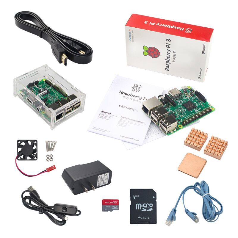 2020 Original Raspberry Pi 3 Kits With Wifi And Bluetooth 1GB RAM From