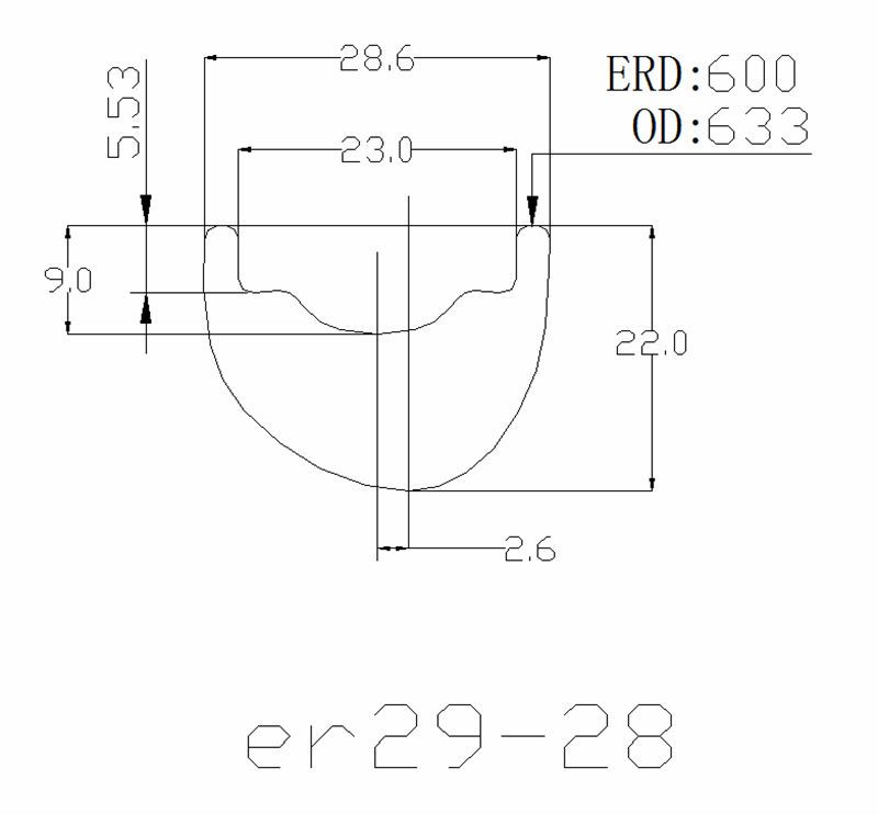 asymmetric bike rims