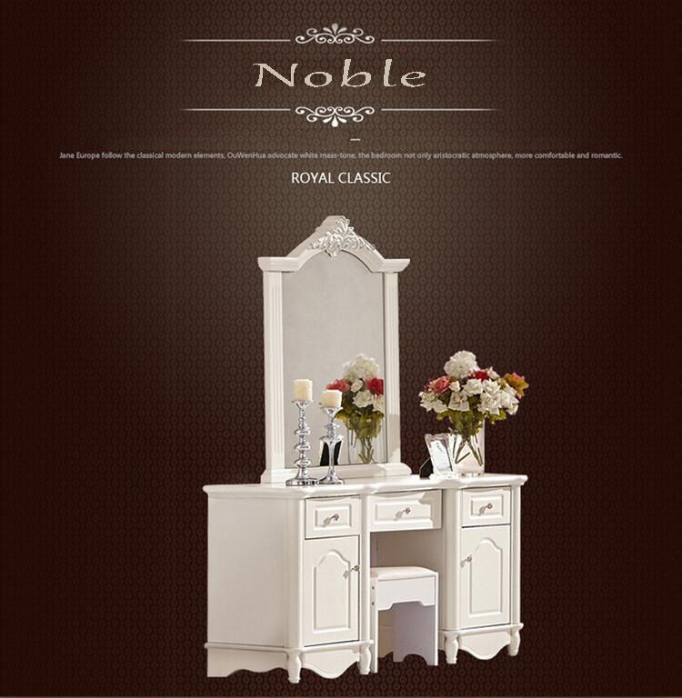 2020 Factory Price Royaleuropean Mirror Table Modern Bedroom