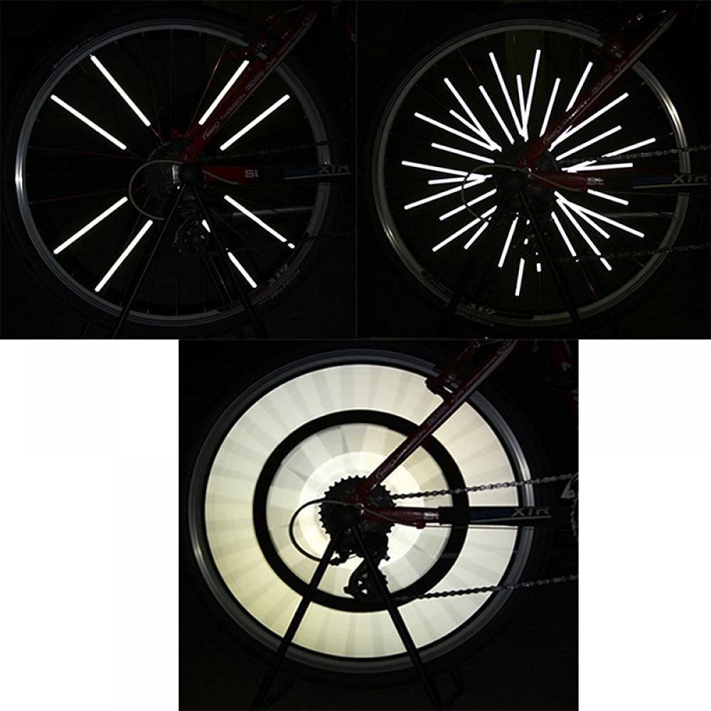 bicycle wheel spoke reflector