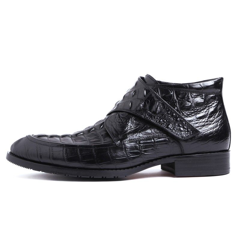 crocodile ankle boots mens