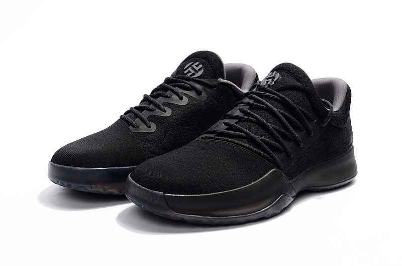 all black james harden shoes