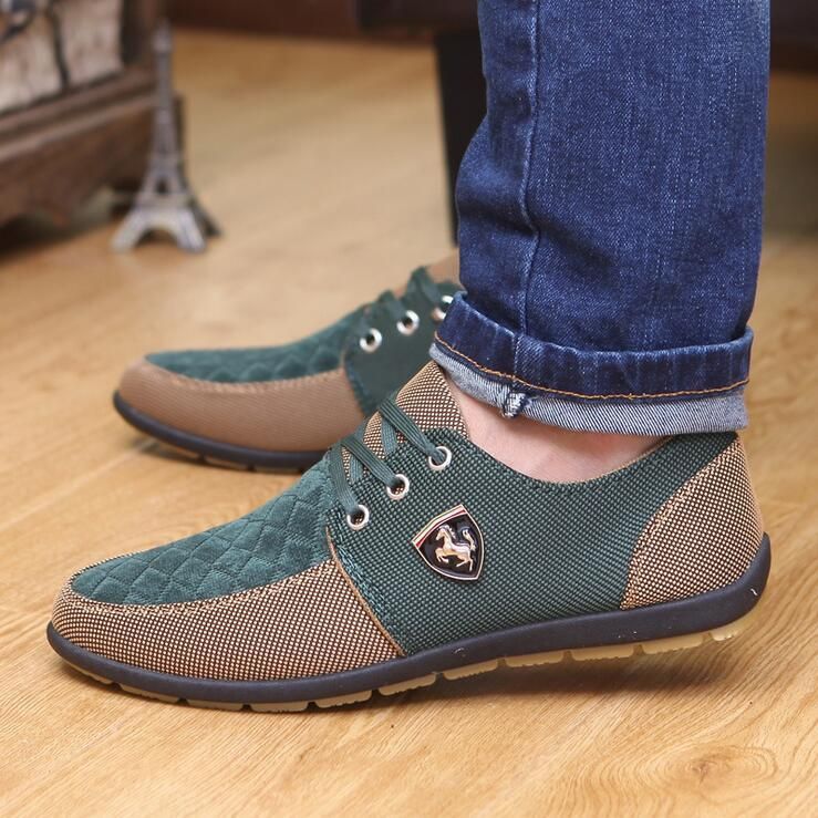 leather canvas shoes mens