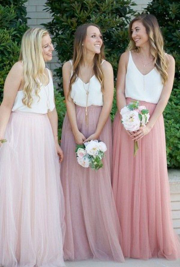 fluffy bridesmaid dresses