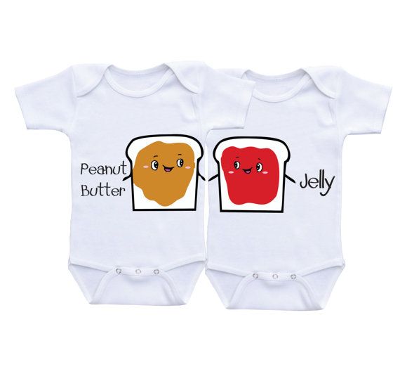 21 Baby 100 Cotton Romper Peanut Butter Jelly White Twin Matching Outfits Boy Girl Twin Onesies Baby Shower Gifts Twins Bodysuits From Rayheroglasgow 13 29 Dhgate Com