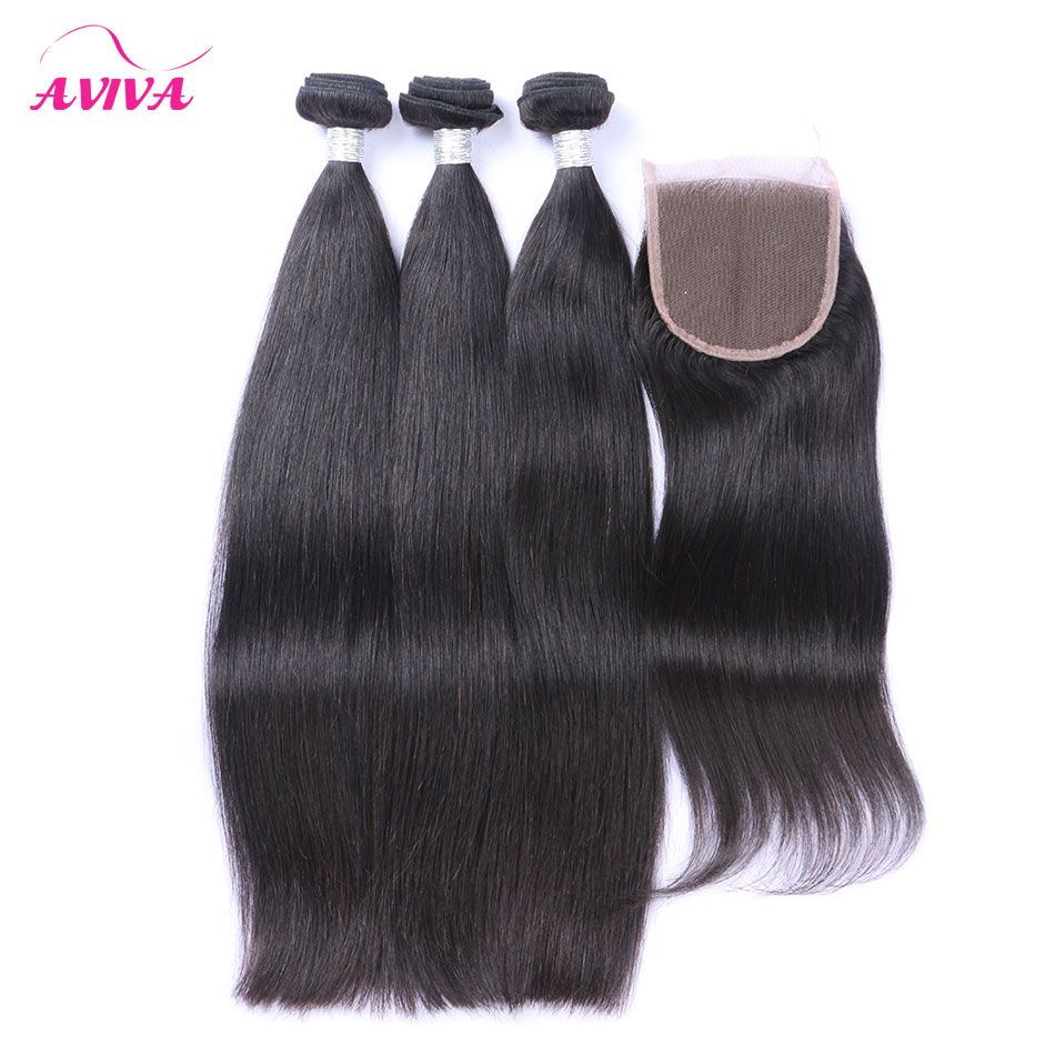 Brazilian Straight hair with closure