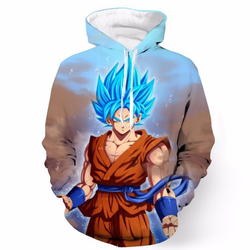 dragon ball z moletom com capuz 3d printing pullover