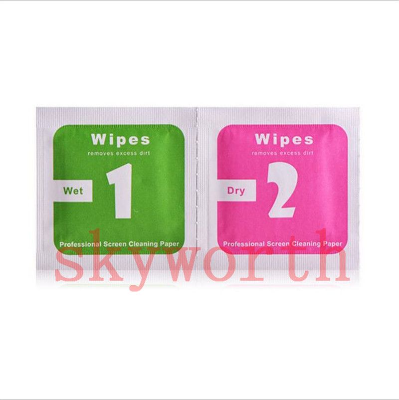 1000pcs Wet Wipe+ 1000pcs Dry Wipe