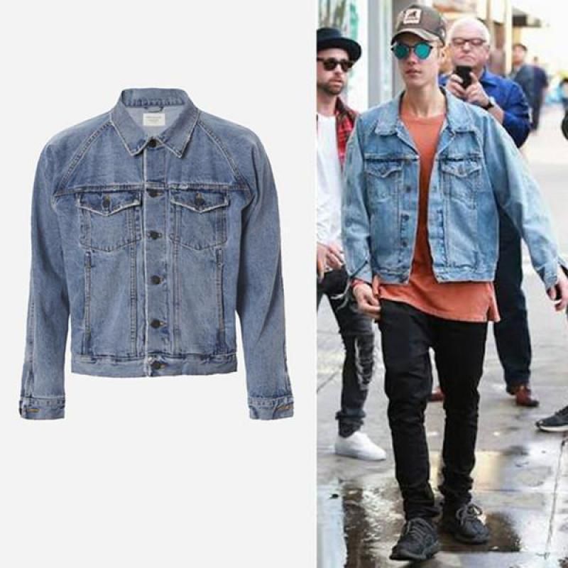 justin bieber denim jacket