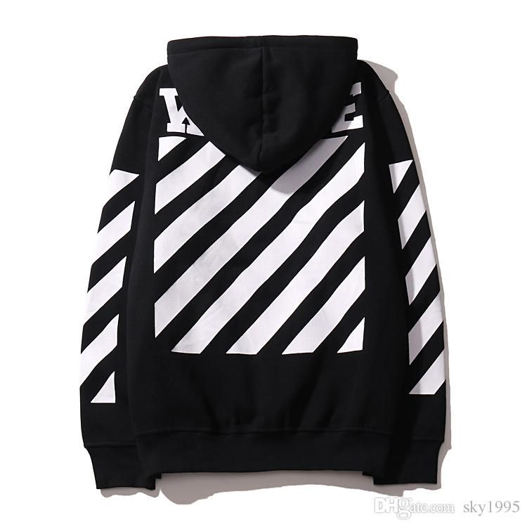 off white stripes hoodie