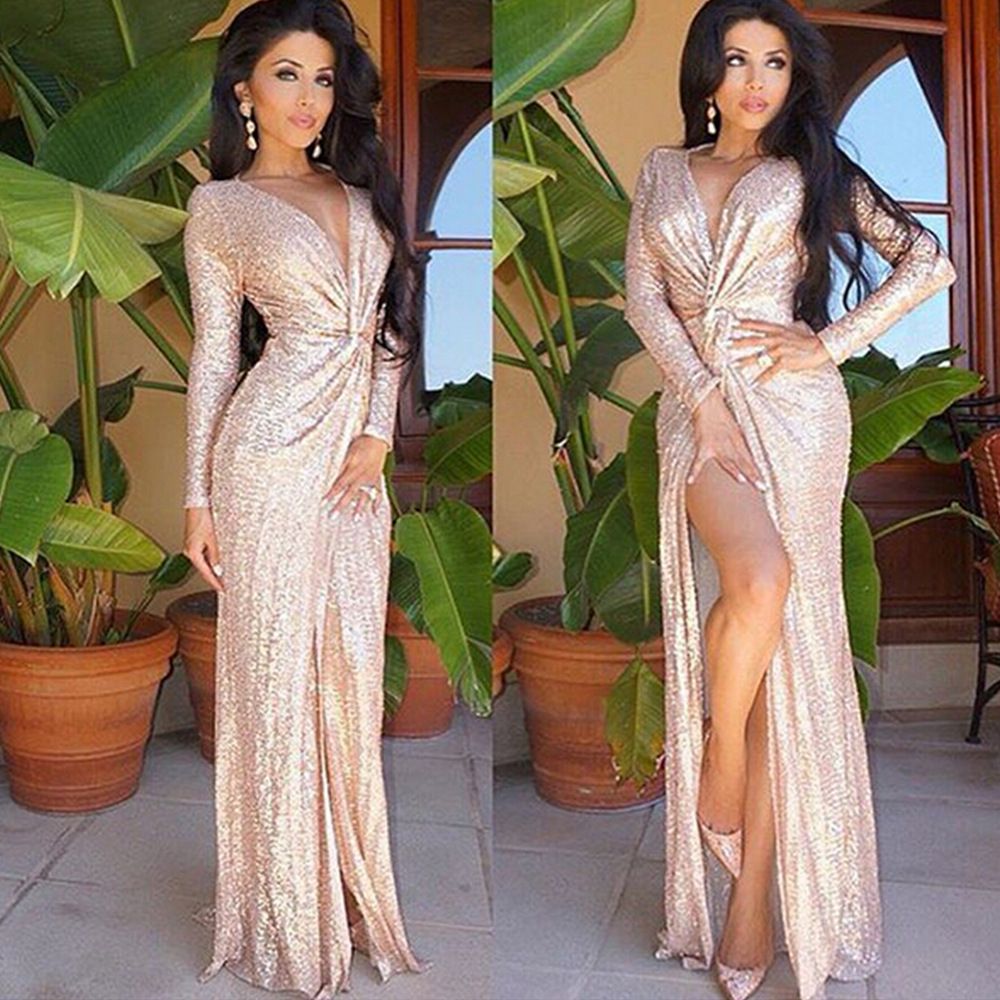 long dress with knot