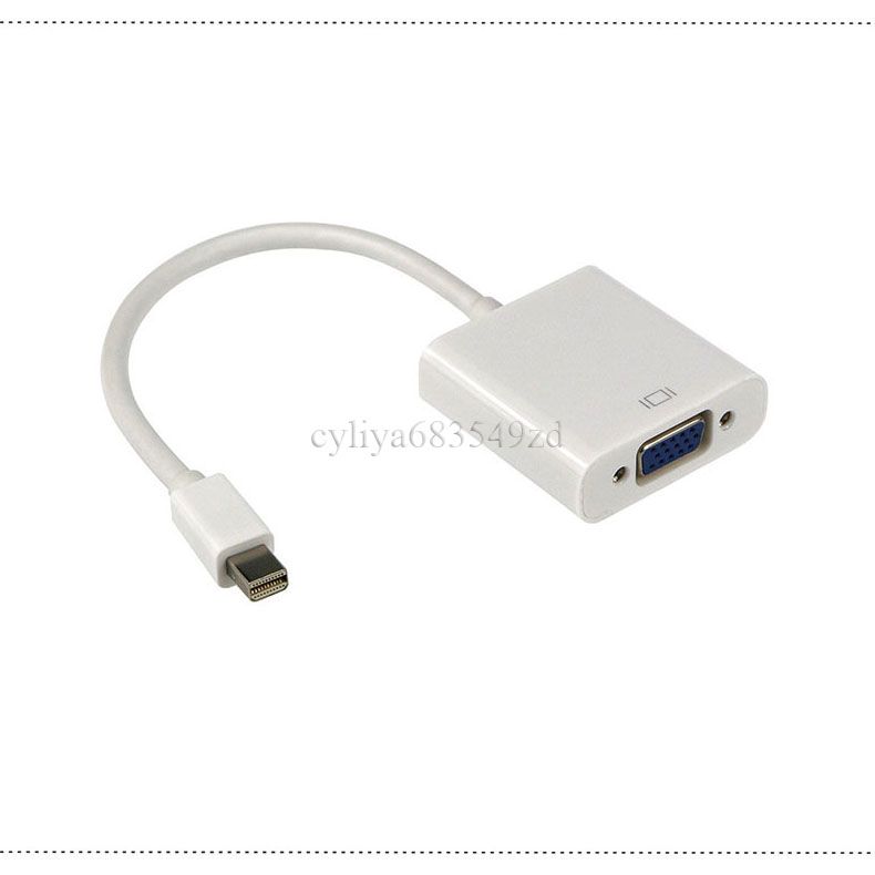 20cm Mini DisplayPort to VGA Male Cable Adapter Length