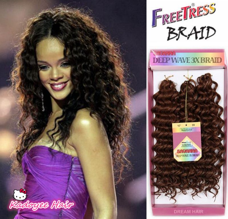 2019 Synthetic Bounce Gogo Curl Kanekalon Hair Extension 3x Savana Box Braids Jerry Curly Deep Wave Twist Bundlesblack Crochet Braid From Kadoyeehair