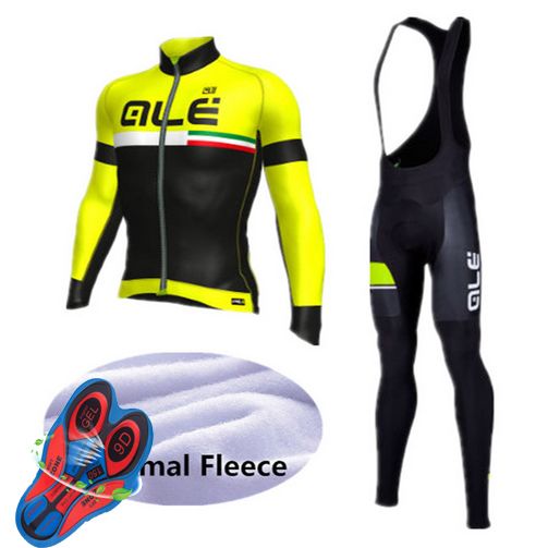 ALE Radfahren Set Winter Thermische Fleece Langen Aeln