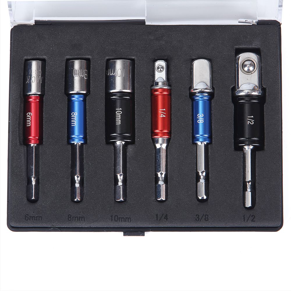 2020 Socket Wrench Adapter Set Hex Shank Drill Bit Sets Driver Socket Set 1 4 Nut Drivers Hex Shank Socket Drill Adapter From Qzzhardwaretools 9 29 Dhgate Com