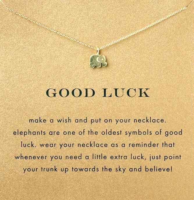 dog ear karma necklace