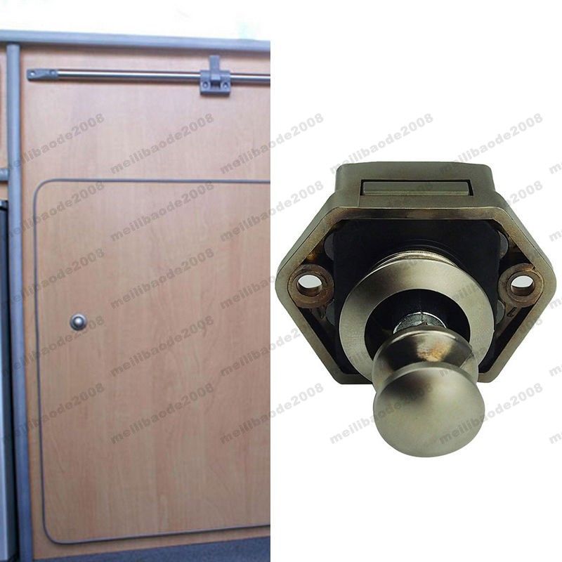 2020 2017 New Cupboard Camper Mini Button Catch Lock Door Push