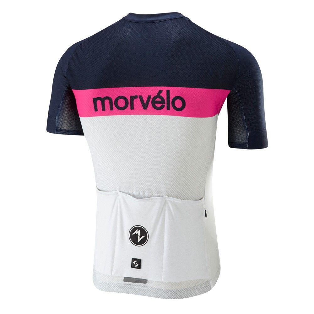 Maillot Cyclisme Morvelo Homme - Rouge, Taille S - Race Fit - Occasion Bon État
