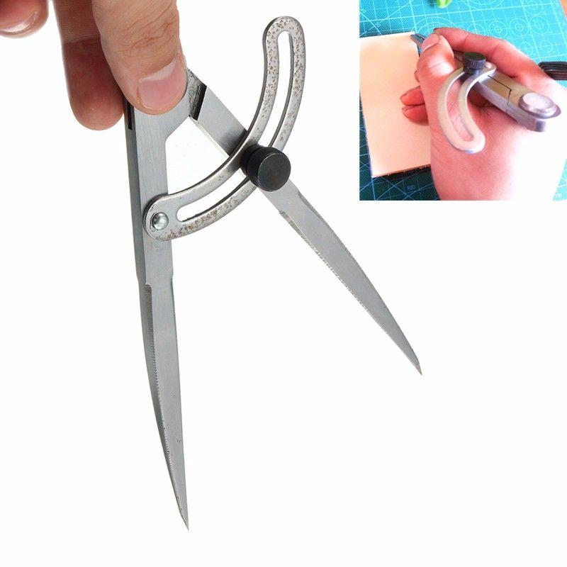 Leather Craft Making Rotating Wing Tool DIY Creaser Edge Spacing Divider