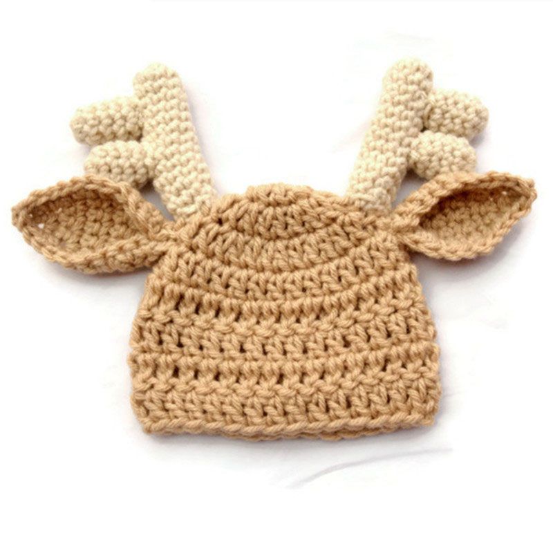 Crochet Baby Deer Hat Pattern Free 