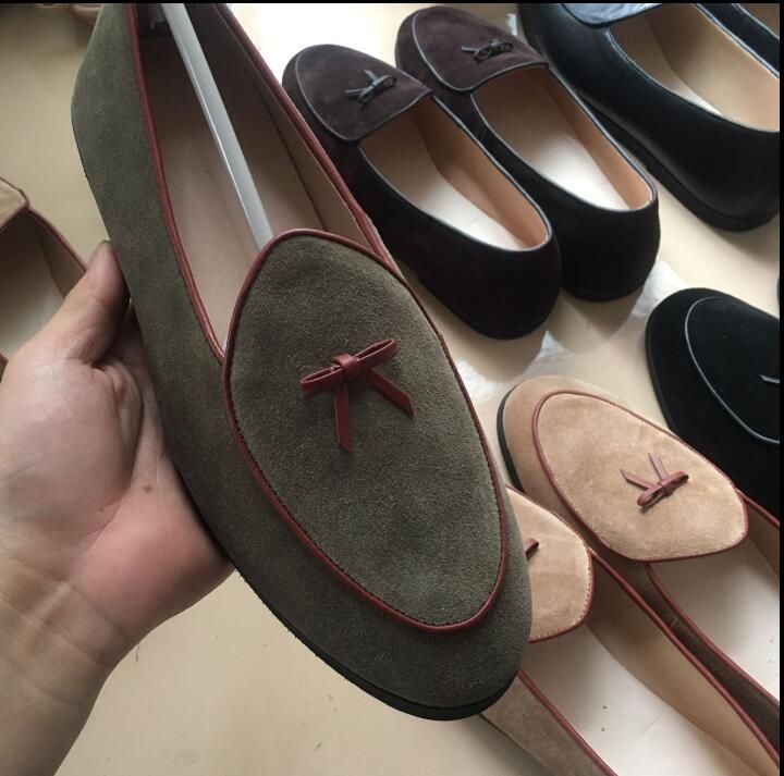 leather loafer slippers