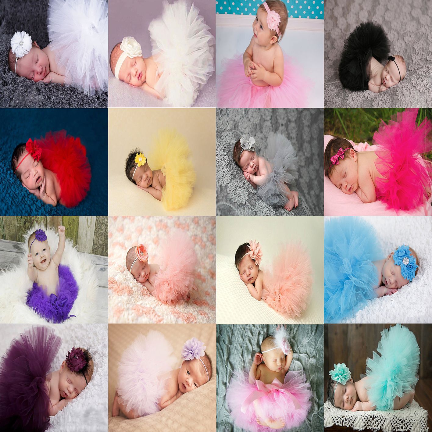 newborn tulle skirt