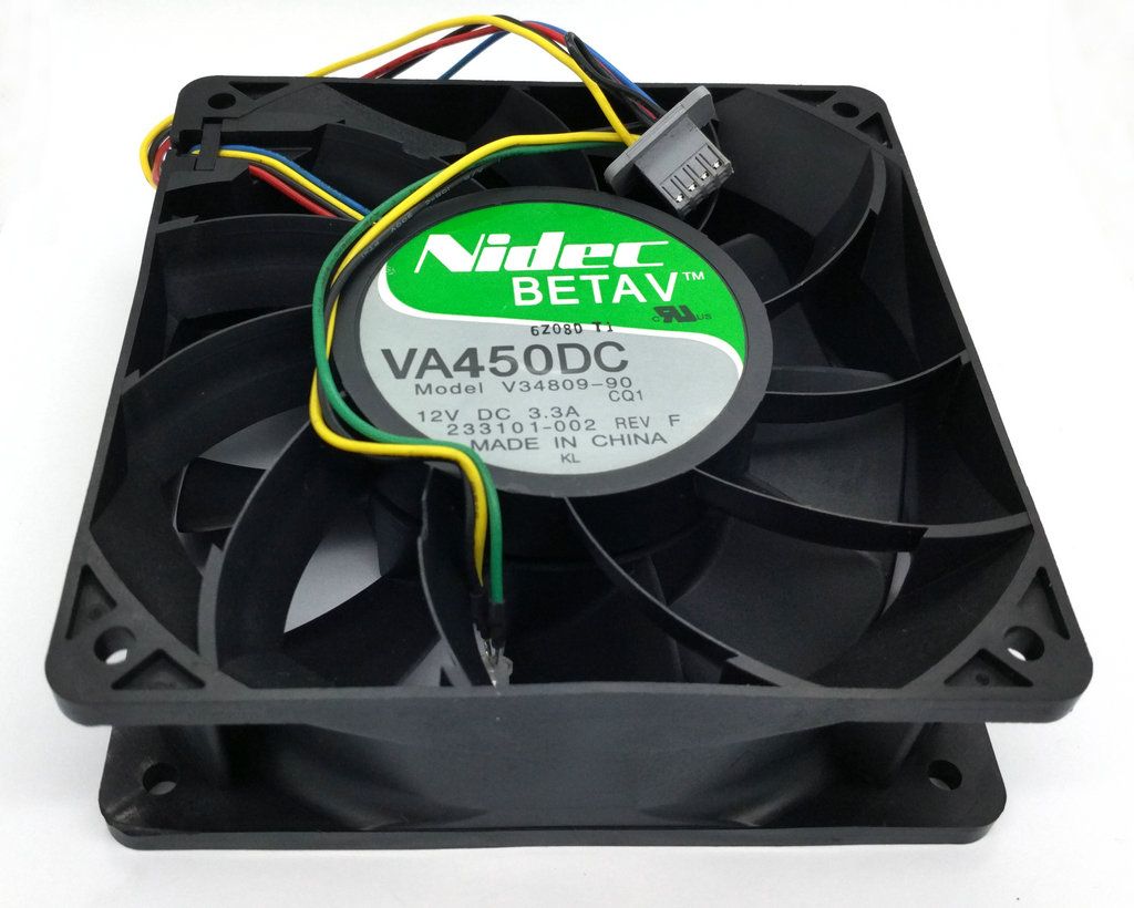 for Nidec VA450DC V34809-90 12V 3.3A 12CM 12038 Large air Volume Fan