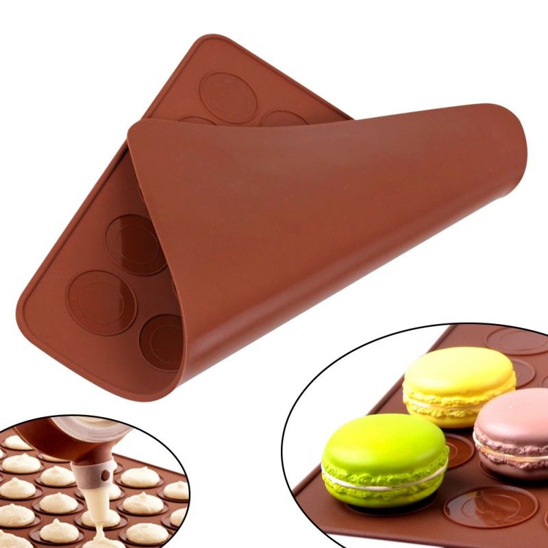 Acheter Gateau De Gateau En Silicone Pratique 30 Cavite Moule En Forme De Macaron Four De Cuisson Du Moule En Feuille De 1 49 Du Moigo Fr Dhgate Com