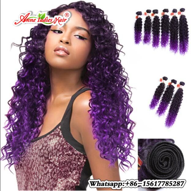 2017 New Styles Synthetic Curly Loose Wave Brazilian Hair