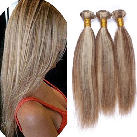Mixed Color Brown Blonde Ombre 100 Human Hair Best Brazilian