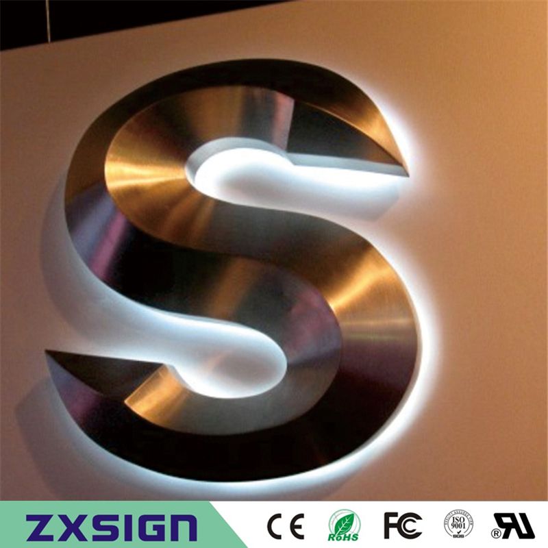 2021 Factory Outlet Outdoor 3D Brushed Mirror Polished Stainless Steel