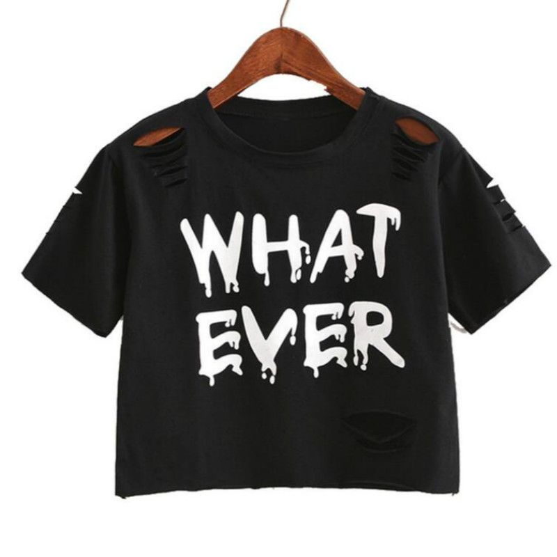 Acheter Femmes Sweet Crop Top Trous T Shirt Hip Hop Lettre Imprimer Casual O Cou T Shirts Dames De Mode Noir Mignon Streetwear Tops Camisetas De 6 92 Du Makaylashop Fr Dhgate Com Acheter Femmes Sweet Crop Top Trous T Shirt Hip Hop Lettre Imprimer Casual O Cou T Shirts Dames De Mode Noir Mignon Streetwear Tops Camisetas De 6 92 Du Makaylashop Fr Dhgate Com