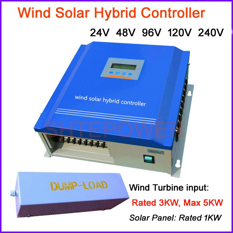 2021 3000w PWM 3kw Wind Solar Hybrid Charge Controller,24v 48v 96v 120v
