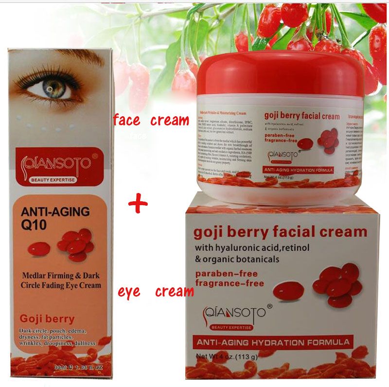 Satin Al Orijinal Goji Yuz Kremi Gozu Goji Krem Yuzu Beyazlatici Cilt Bakimi Kirisik Onleyici Goz Gozlerin Altinda Koyu Halkalari Cikarin Tl116 75 Dhgate Comda