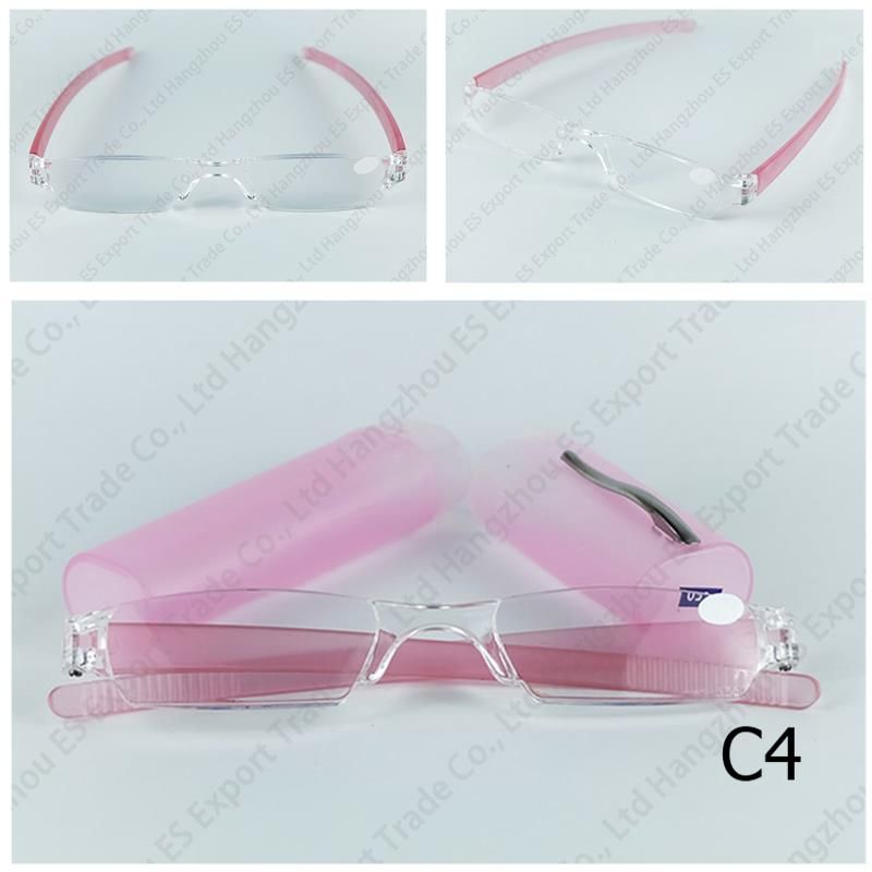 2021Cheap Tube Reading Glasses Worker Eyeglasses Good Plastic Case With