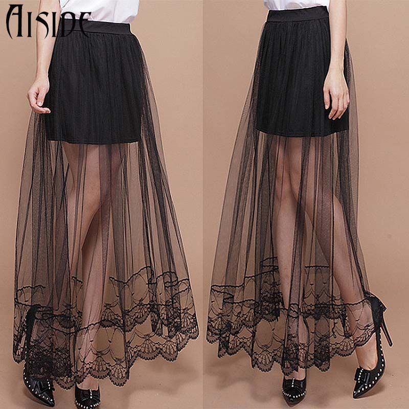 jupe tulle transparente