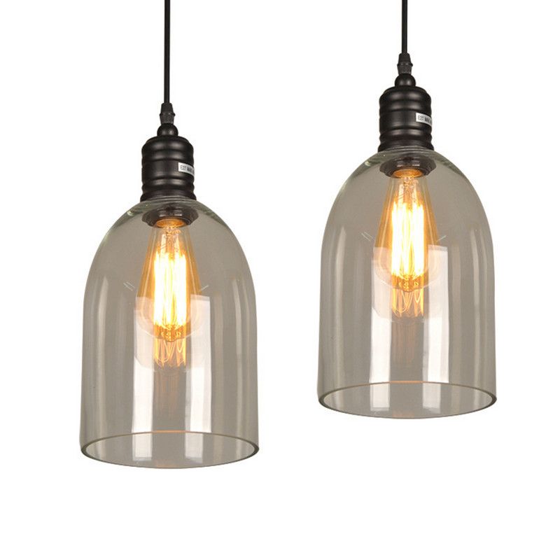 Pendant Light Fixture Vintage Lamp Glass Shade With Free E27 Edison Bulb Guaranteed 100 Retro Industrial Diy Ceiling Hanging
