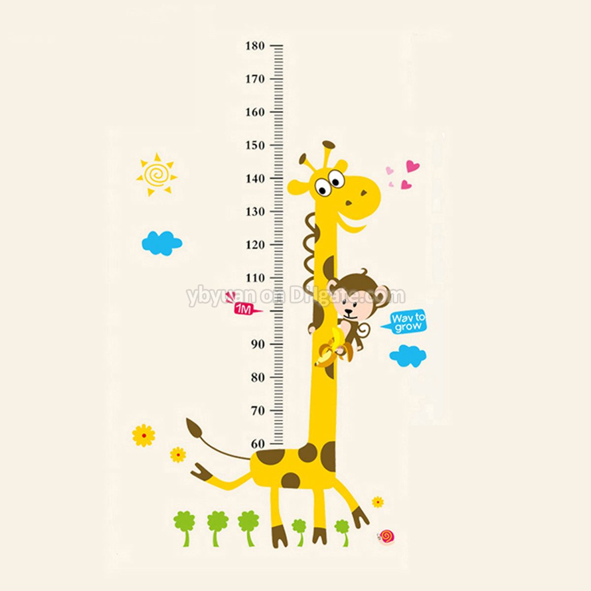 Growth Chart Decal