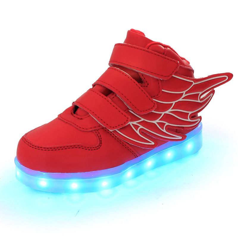 boys red sneakers