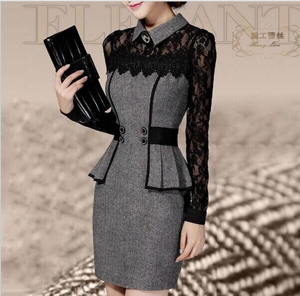 robe classique hiver