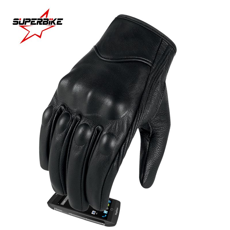 MOTORBIKE MOTORCYCLE PREMIUM GENUINE PERFORATED LEATHER GLOVES with HARD PROTECTION TOUCH SCREEN M01 MOTORBIKE MOTORCYCLE PREMIUM GENUINE PERFORATED LEATHER GLOVES with HARD PROTECTION TOUCH SCREEN M01