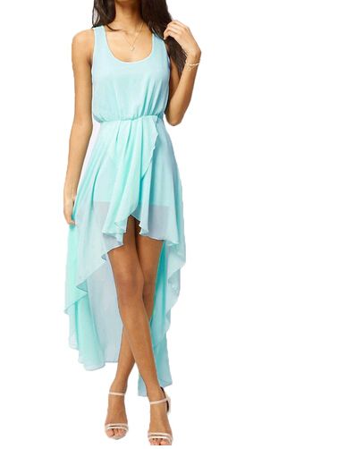 ladies light blue dress
