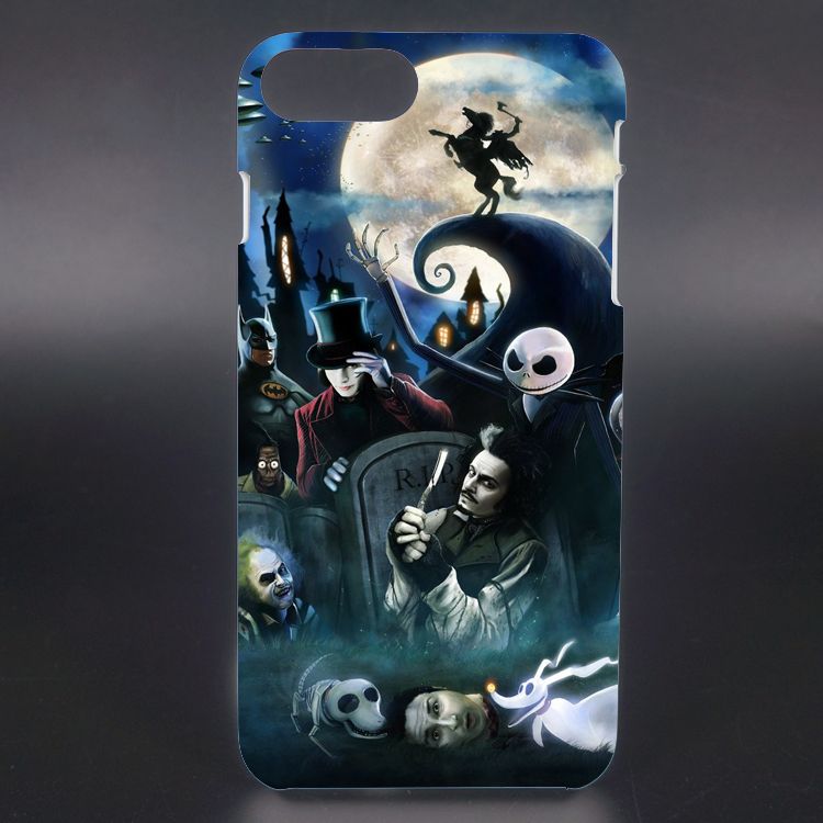 Tim Burton Personajes de Película de plástico duro película de dibujos animados mate Funda para el Tim Burton Personajes de Película de plástico duro película de dibujos animados mate Funda para el