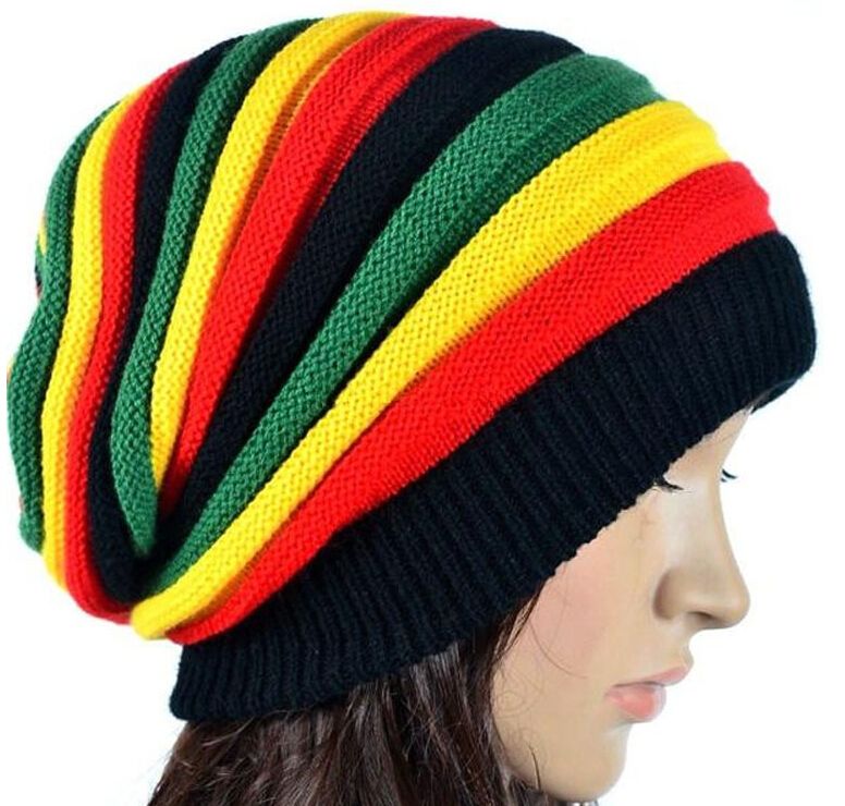 Acquistare Moda Bob Marley Cappello Reggae Giamaicano Cappello Rasta A  Righe Multicolore Slouchy Baggie Beanie Skullies Gorro Rasta Donna  Economico | Consegna Veloce E Qualità | DHgate Italy